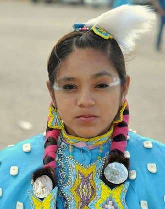 Paiute Indian Tribe Girl
