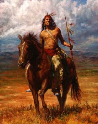 Crow Indian Warrior